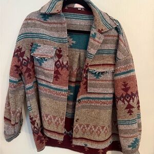 Southwestern Patterned Jacket